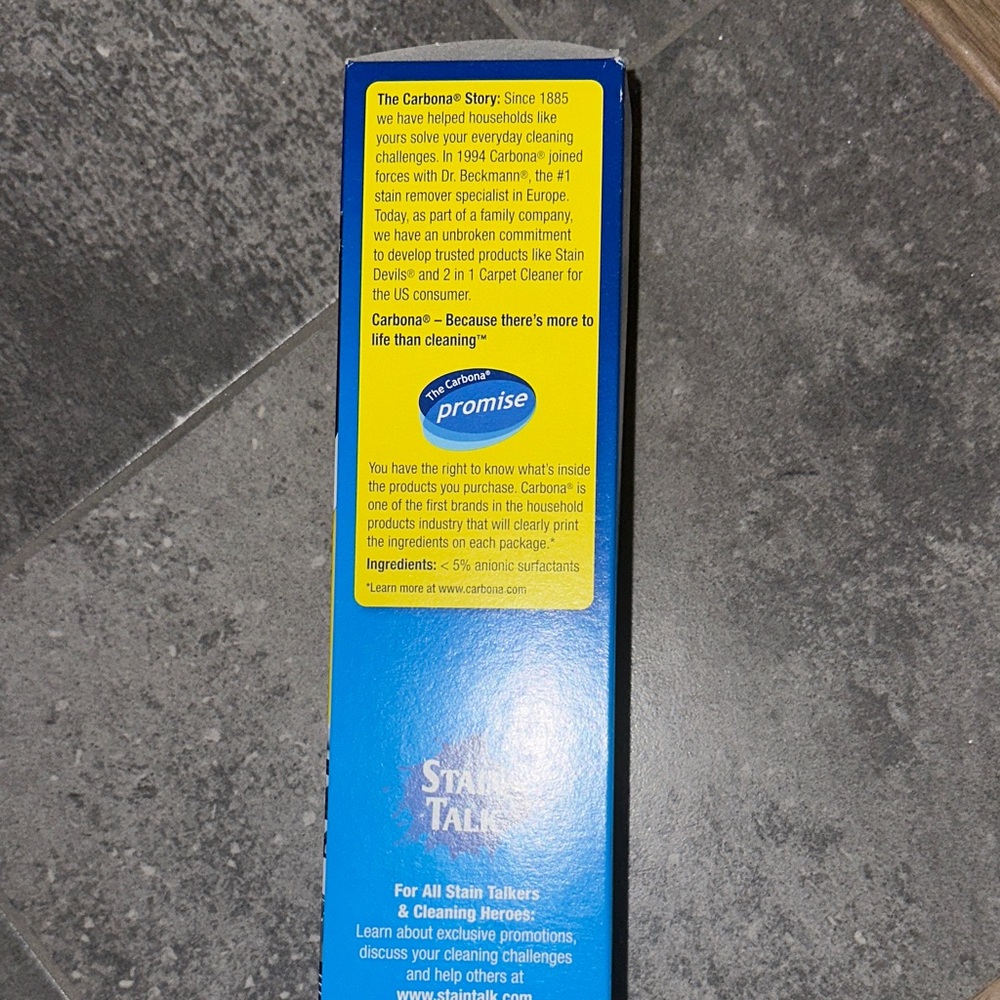 NWT Carbon Blue and Yellow Cleaning Solution - Picture 2 of 6